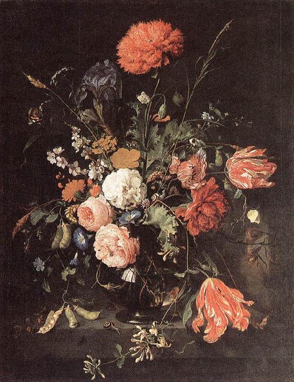 Jan Davidsz. de Heem Vase of Flowers oil painting picture